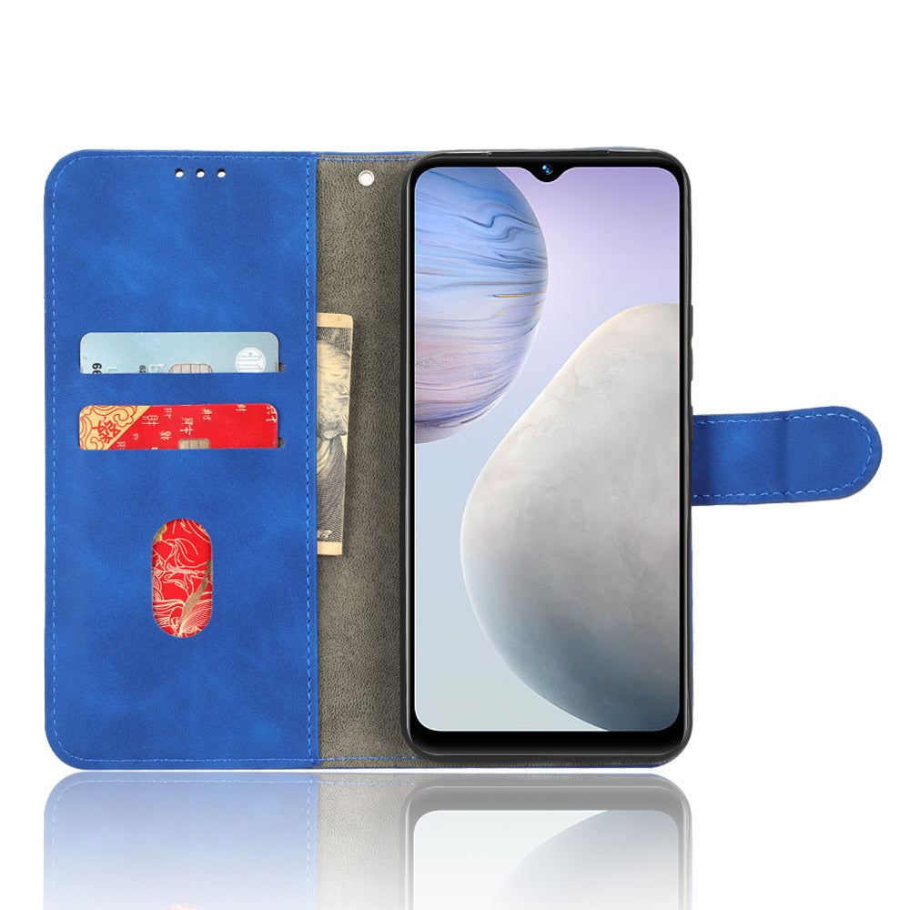 Flip Shell for vivo Y02 4G Skin-touch PU Phone Leather Case Wallet Stand Cell Phone Cover Flip Shell for vivo Y02 4G Skin-touch PU Phone Leather Case Wallet Stand Cell Phone Cover